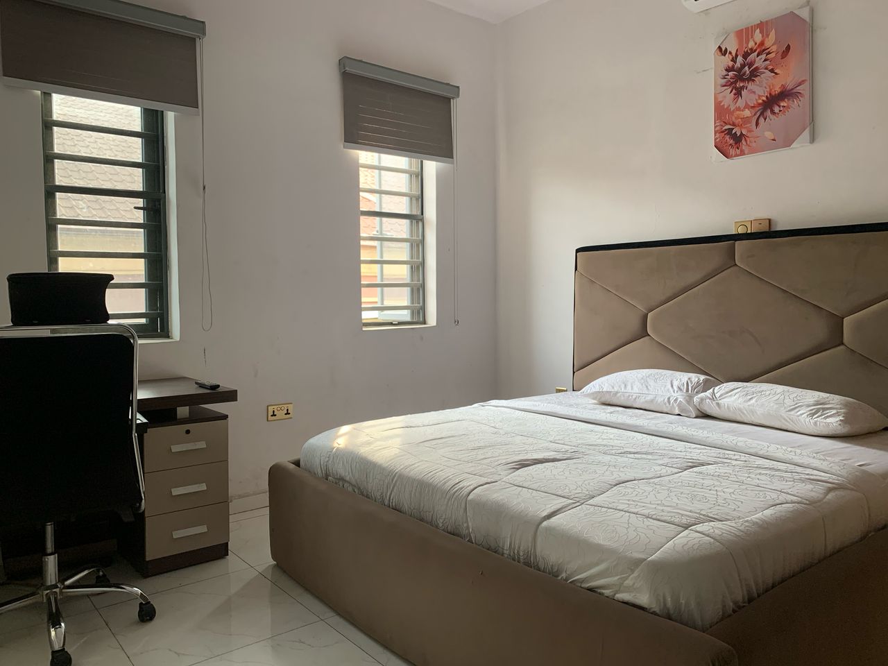 A cozy, fully-furnished 4-Bedroom Terrace Shortlet Apartment in James Ajayi Crescent, isheri Magodo, Lagos State, Nigeria
